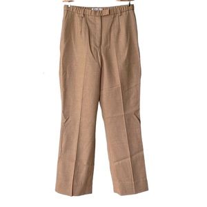 Vintage Pendleton Petite Khaki Tan Wool Trousers Size 6